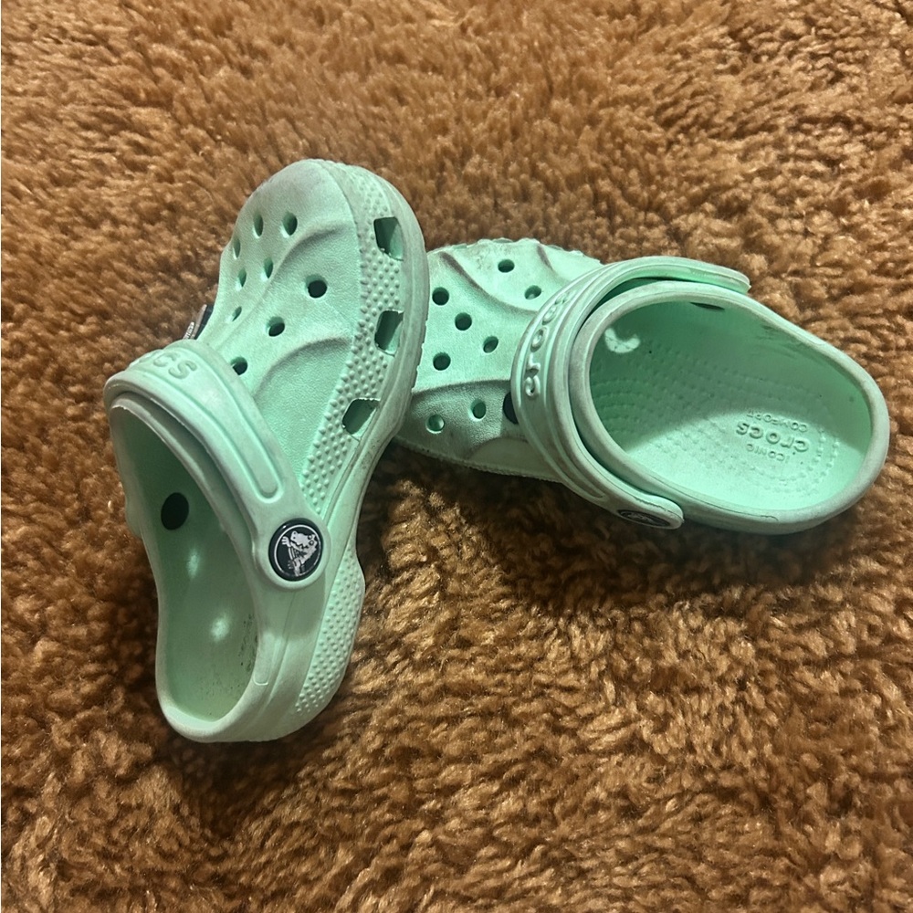 Crocs Kids' Mint Green Clogs